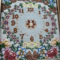 تابلو فرش طرح ساعت|تابلو فرش|اسلام‌شهر, شهرک واوان|دیوار