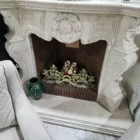 شومینه سنگی دست دو