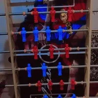 فوتبال دستی بزرگ   تمیز درحد نو پایه دار