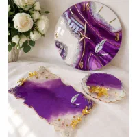 ساخت ظروف و ساعت دیواری رزینی