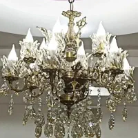 لوستر ۶شاخه ۱۲لامپ