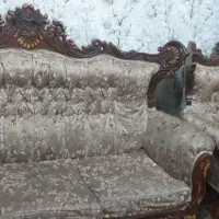 مبل سلطنتی و میز جلو مبلی