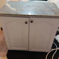 کابینت و گاز سه شعله و توستر قدیمی تک نفره