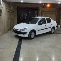 فروش   206 sd  سفید 86 بیرنگ شاسی سالم