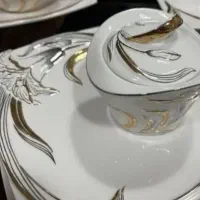 سرویس چینی طرحدار برجسته ۱۲نفره