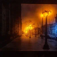 تابلو شبخواب چراغدار|تابلو، نقاشی، عکس|شاهین‌شهر, شهرک ردانی پور|دیوار