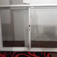 پنجره دو جداره ی آلمینیومی