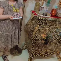 لباس دخترانه زارا دخترانه پلنگی و سفید