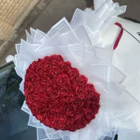 گل رز روبانی/انواع دسته گل خاستگاری و...