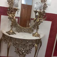 آینه شمعدان برنج