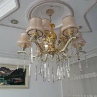 لوستر نووزیبا9شاخه|لوستر و چراغ آویز|الوند, |دیوار