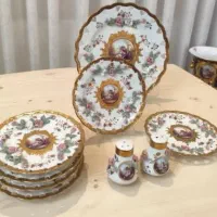 سرویس خیار خوری نه تیکه گلبرجسته