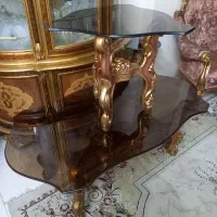۲ عددمیز چوب راش