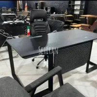مبلمان اداری چستر لمسه زرشکی لوشان