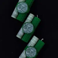 یادبود شمع موم عسلی عیدغدیر