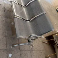صندلی استیل سه نفره