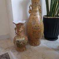 گلدان جفت کار دست|صنایع دستی و سایر لوازم تزئینی|کرج, شهرک جهان‌نما|دیوار