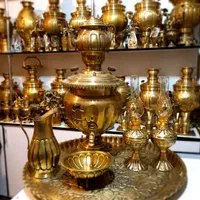 chi برنجی ذغالی عتیقه مسی pv3 گازی زغالی سماور|کلکسیون اشیاء عتیقه|اصفهان, دستگرده|دیوار