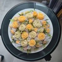 گل رز از صابون