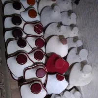 تعدادی مانکن نقره وطلا
