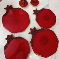 تخته سرو یلدایی رزین|ظروف سرو و پذیرایی|تهران, مشیریه|دیوار