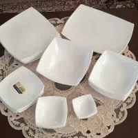 سرویس اکروپال فرانسه سفید ومشکی یا شب وروز