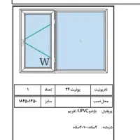 درب و پنجره دست دوم و کارکرده پنجره UPVCدست دوم