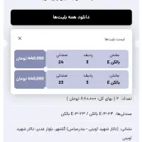 فروش بلیط کنسرت د دان