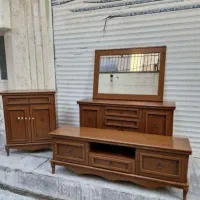 کنسول تمام چوب وطرح چوب