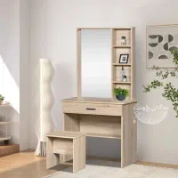 میز آرایش فانتزی آینه دار کشو دار مدل TETRA