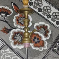 قلیان برنجی با چوبی