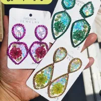 اکسسوری گوشواره وست کامل رزینی  و....|زیورآلات و اکسسوری|آستانه اشرفیه, |دیوار