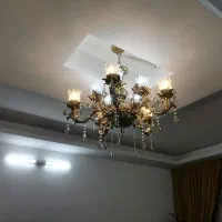 لوستر 5 شاخه 10 عدد لامپ