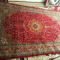 دوعددفرش دستبافت نو