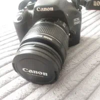 دوربین D550 کنون و لنز تله 300-75