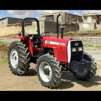 کار با تراکتور شخم زنی وسمپاشی