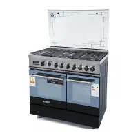 اجاق گاز صنام دوفر صفر رنگ استیل