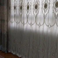 پرده پذیرایی در حد نو|پرده، رانر، رومیزی|قرچک, شهرک طلائیه|دیوار