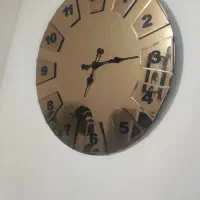 ساعت دیواری بزرگ آینه ای