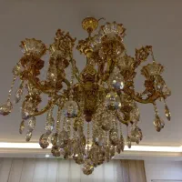 لوستر برنجی نو 14شعله