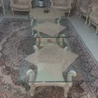 مبل نه نفره سلطنتی و نهارخوری هشت نفره سلطنتی|مبلمان خانگی و میز عسلی|فردیس, شهرک شهید حسینی|دیوار