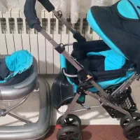 فروش کالسکه و روروئک درحد نو|کالسکه و لوازم جانبی|فردیس, شهرک ناز|دیوار