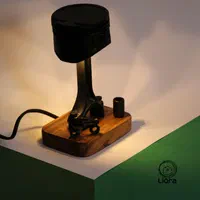 آباژور رومیزی مینیمال طرح پیستون لیورا مدل مکانو|چراغ خواب و آباژور|تهران, آرژانتین|دیوار
