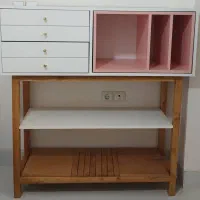 میز، کنسول، کتابخانه|کتابخانه، شلف، قفسه‌های دیواری|شیراز, تاچارا|دیوار