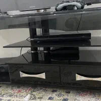 میز تلویزیون شیشه ای