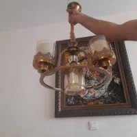 لوستر ۴شعله مدرن|لوستر و چراغ آویز|تهران, ورزشگاه آزادی|دیوار