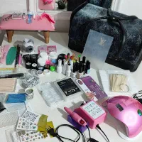 وسایل کاشت ناخن لاین ژل