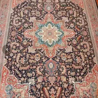 فرش طرح هریس ماشینی ۴متری تراکم بالا