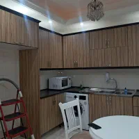 کابینت ام دی اف درحدنو تمیز همراه باهودسینک آبچکان