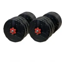 یک دسته دنبل ۱۵ کیلویی متغییر